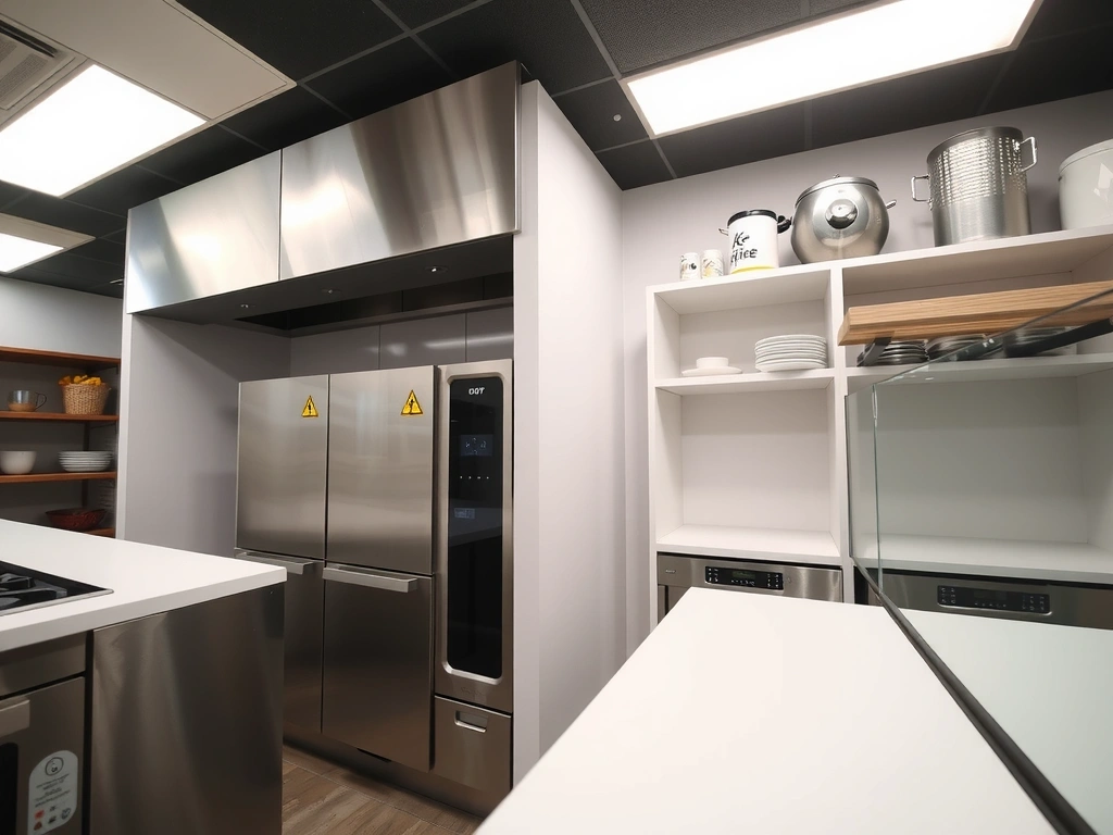 Clean commercial breakroom appliances