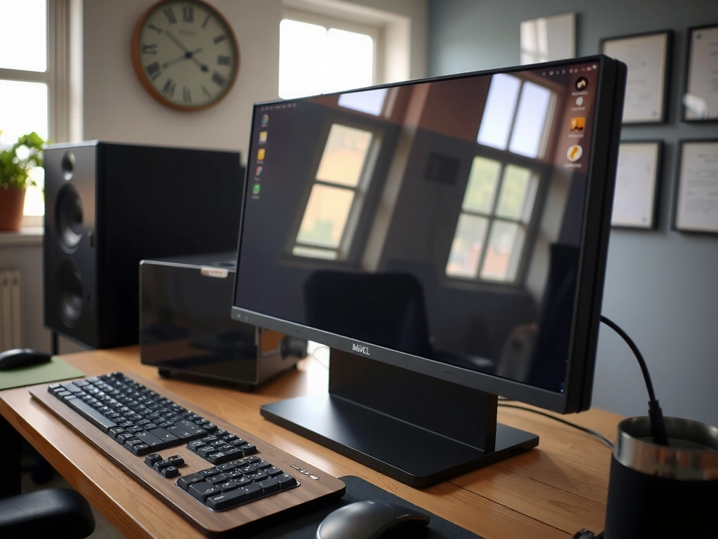 Polished office workstation